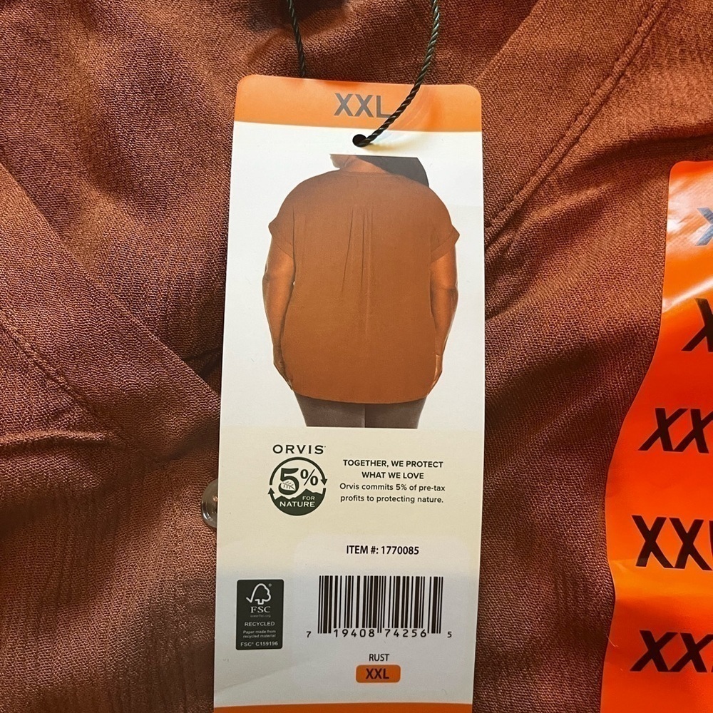 Orvis button down blouse - Picture 3 of 3